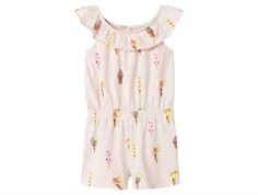 Lyserød buksedragt fra Name It med print af is 13243245 ballerina